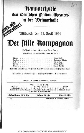 Der stille Kompagnon