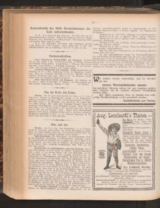 Von der Ernte des Todes : [Lehrer a. D. Josef Schröder] ; [Nekrolog]
