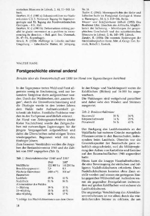Forstgeschichte einmal anders!