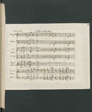 Hosianna; V (4), Coro maschile, orch; Es-Dur