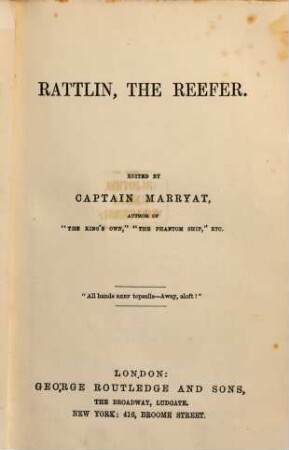Rattlin, the reefer