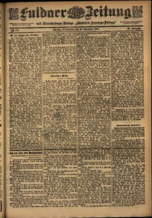 Ausgabe vom Donnerstag, den 28. November 1901.
