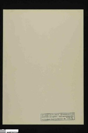 Vermögen des verstorbenen Carl Philipp Bläß [Blaess, Bleß]