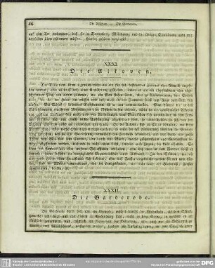 XXXII. Die Garderobe