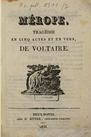 Mérope : Tragédie en 5 actes et en vers