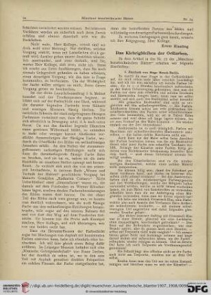 4: Das Klebrigbleiben der Oelfarben, [2]