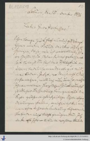 Brief, 15.12.1896