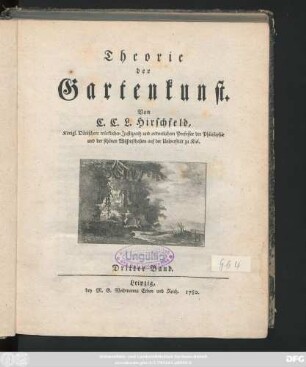 Bd. 3: Theorie der Gartenkunst