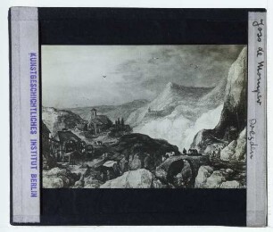 Momper (d. J.), Berglandschaft mit Wassermühle (Dresden SKD 869)