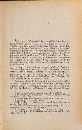 Über primäres Carcinom der Trachea