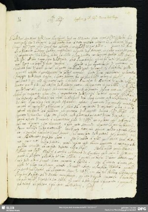 [Text 1: Bittschrift des Capitano Longo an den Dogen von Venedig (Abschrift)]