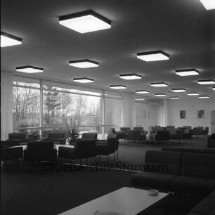 Friedrich-Ebert-Stiftung: Am Kratt: Heimvolkshochschule: Eröffnung: Gemeinschaftssaal, 9. Februar 1973