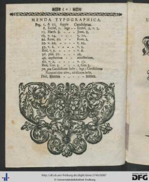 Menda Typographica.