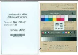 Entnazifizierung Stefan Herweg , geb. 26.12.1899 (Landwirt)
