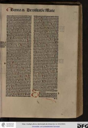 Pars secunda huius sermonis que dicitur causalitatis.