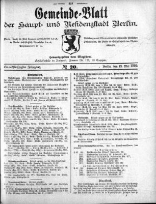 1910,20: No. 20, 15. Mai 1910