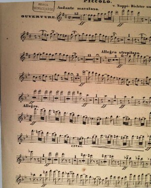 Ouverture : zu Dichter und Bauer ; für großes Orchester