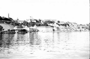 Meersburg: Blick vom See auf Meersburg, Gesamtansicht