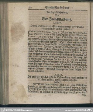 Die Lezte Abtheilung. Von Der Seeligmachung