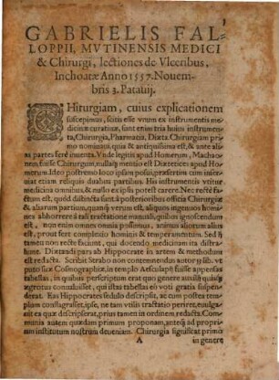 De Ulceribus liber