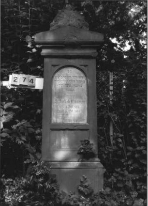 Grabstein 274 [Hahn S. 64 Grab-Nr. 180]