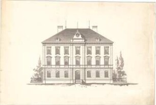 Hoefl, Hans Hugo; Studentenarbeiten - Haus (Ansicht)