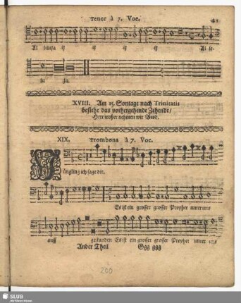 XVIII. Woher nehmen wir Brod (respiciendum ad Dom. 7)
