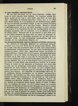 ¬Das¬ pädagogisch-psychologische Institut des Münchener paritätischen Lehrervereins