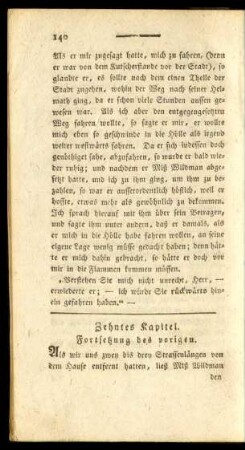Zehntes Kapitel. Fortsetzung des vorigen.