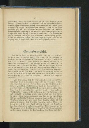 Gewerbegericht.