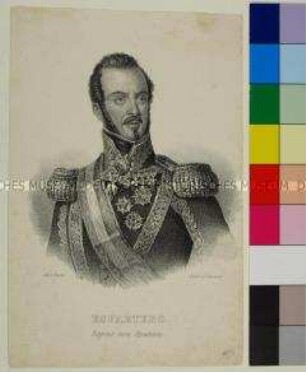 Porträt des spanischen Generals und Politikers Baldomero Espartero
