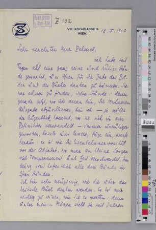Brief an Richard Dehmel