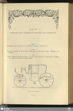 Class VI. Carriages Not Connected With Rail Or Tramroads