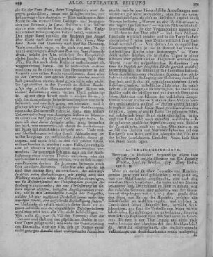 Wachler, L.: Freymüthige Worte über die allerneueste teutsche Literatur. H. 1-2. Breslau: Holäufer 1817