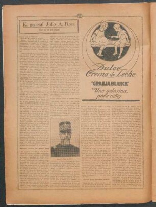 El general Julio A. Roca : Estudio político