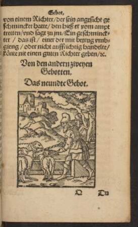 Von den andern zweyen Gebotten.