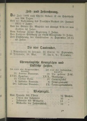 Zeit- und Festrechnung