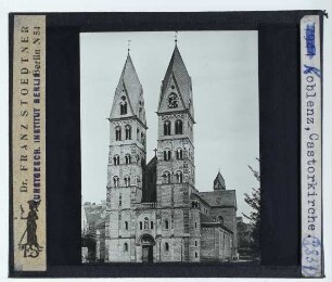 Koblenz, St. Kastor : Außenansicht von SW