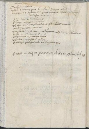 Handschriftliche Bemerkungen