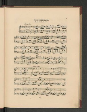 No. 2. Serenade. "Horch! Liebchen, horch!"