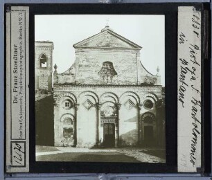 Pistoia, S. Bartolomeo in Pantano : Fassade
