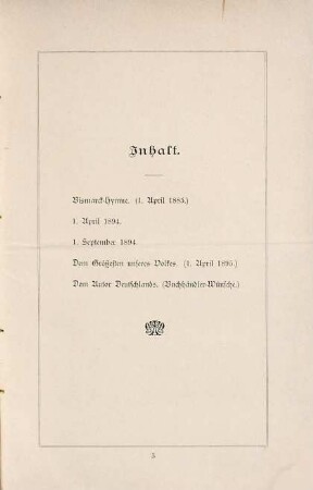 Bismarck-Lieder