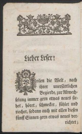 Lieber Leser! Le´cteur!