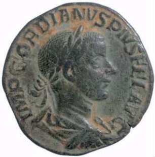 Münze, Sesterz, 240 - 241