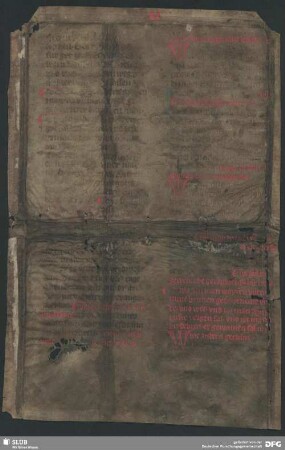 Fragment einer Handschrift -Mscr.Dresd.App.2380,8