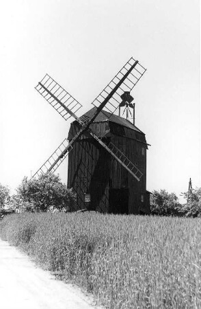 Baruth/Mark-Petkus. Friedensmühle, Paltrockmühle (1837 als Bockmühle erbaut, 1950 Umbau)