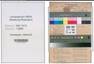 Entnazifizierung Heinrich Verweyen , geb. 18.04.1865 (Landwirt)