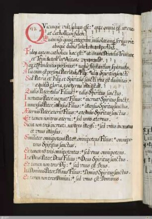 Nachträge: Symbolum Athanasianum, Antiphonen und Ferialpsalmen