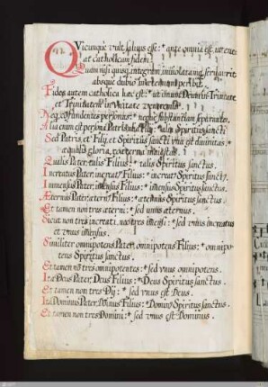 Nachträge: Symbolum Athanasianum, Antiphonen und Ferialpsalmen
