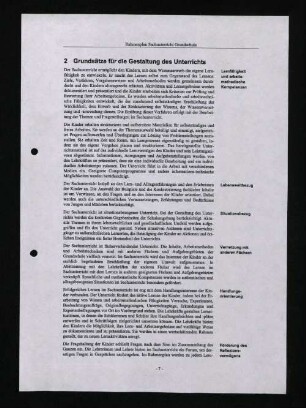 2 Grundsätze für die Gestaltung des Unterrichts